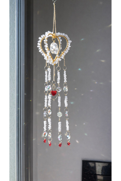 solmyst atelier Sevgililer Günü Hediyesi Sun Catcher - Güneş Yakalayıcı - Gün...