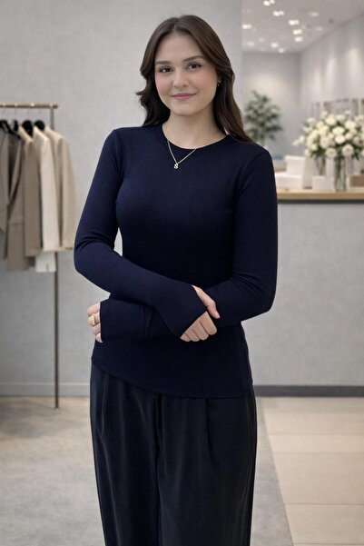 Mahal Body casual din bumbac cu gâtul în formă de bicicletă