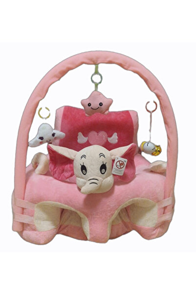 Krista Scaun înalt pentru bebeluși cu pernă pe șezut, cu spătar și arc - Pink...