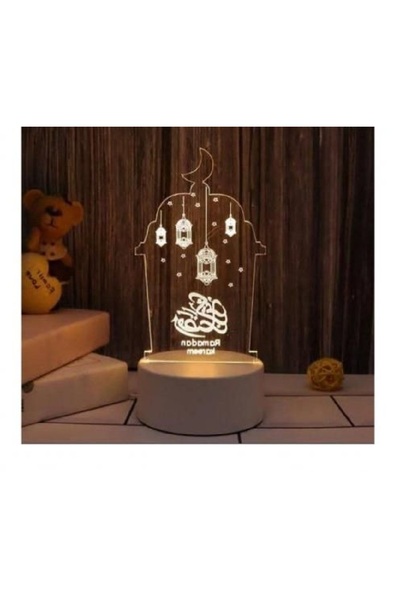 Primo Plus 3D Ramadan-themed LED decorative lights for home decor with a Rama...