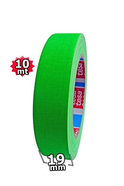 BANT EVİ Tesa Fosforlu Kamera Bandı Yeşil 10mt Tesa 4671 Neon Gaffer Bant