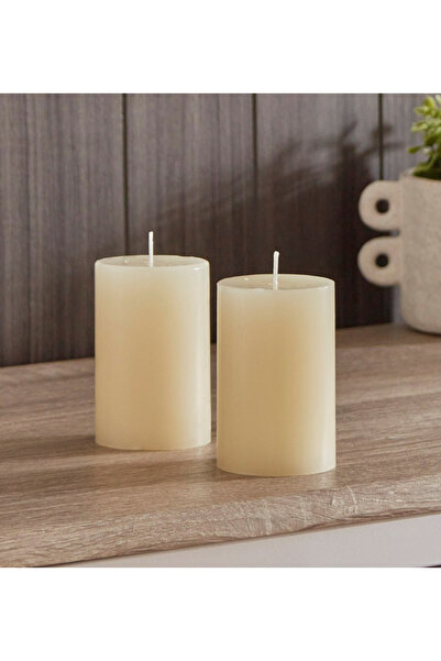Generic Reda 2-Piece Pillar Candle Set - 6.3 x 10 cm