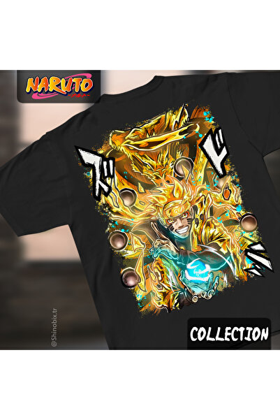SHINOBIX Naruto Anime Naruto Six Paths Sage Oversize Printed T-Shirt
