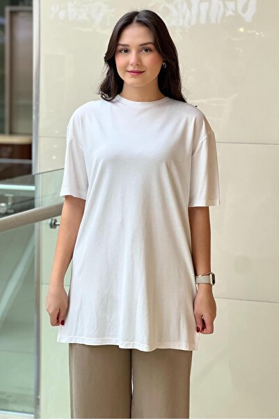 Mahal Crew Neck Half Sleeve Undershirt Tunic