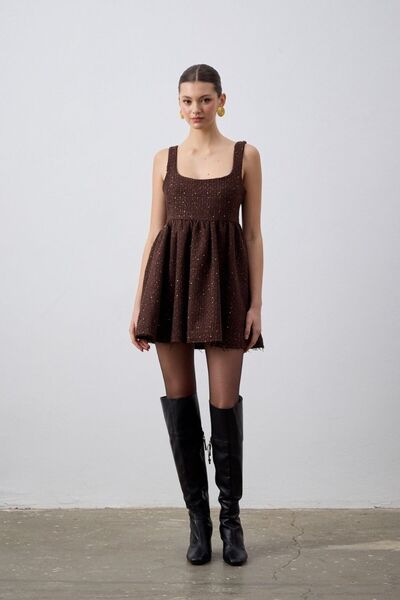 laulei Janie Tuvit Elbise Kahverengi