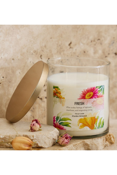 Generic Aure Fragrance Jar Candle with Metal Lid - 510 g