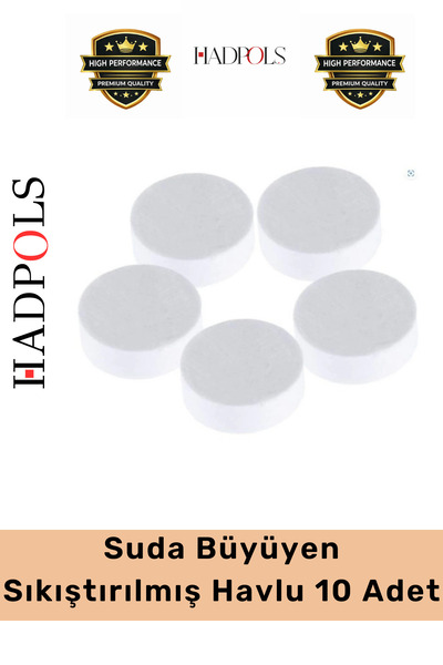 HadPols #SıkıştırılmışHavlu Tek Kullanımlık Seyahat Taşınabilir Suda Büyüyen ...