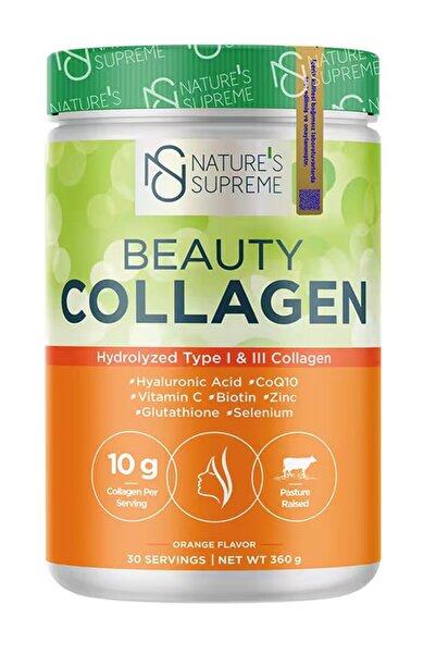 Nature's Supreme Beauty Collagen Powder 360 Gr Portakal