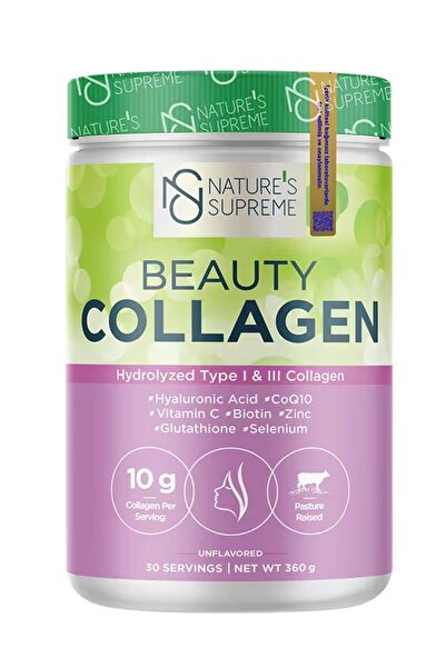 Nature's Supreme Beauty Collagen Powder 360 Gr Aromasız