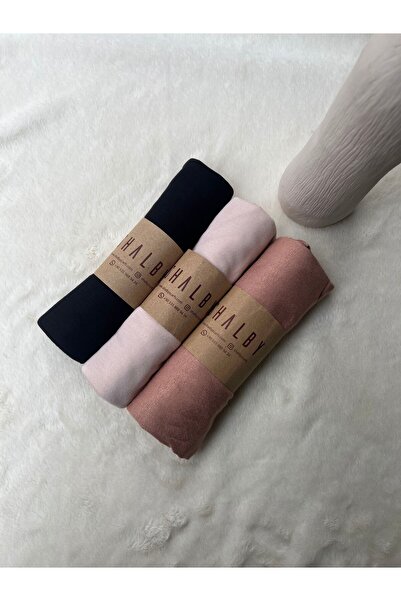 shalby Hijab Combed Cotton Shawl (Set of 3) Jersey Fabric