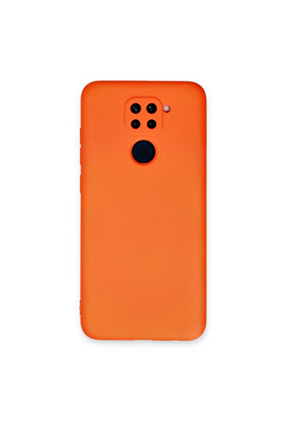 eco port حافظة ريدمي نوت 9 نانو من السيليكون المخملي - برتقالي