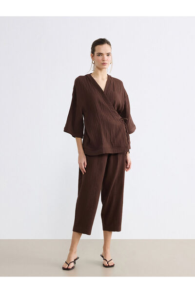 LC Waikiki Women's Pants with Waist Cords from Uzg Store for Style Enthusiasts