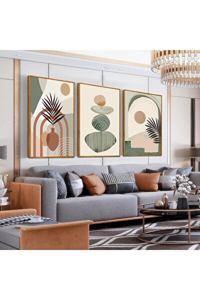 ALAYRA International 40x60cm Multicolor Boho Wall Art, Digital Printed Canvas...