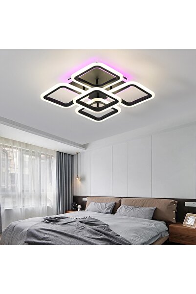 Zen Led Lustra LED dimabila cu telecomanda lumina cald/neutru/rece + RGB 120W...