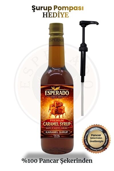 ESPERADO KARAMEL AROMALI PREMİUM KAHVE ŞURUBU 750 ML