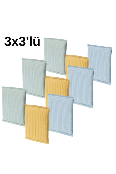 IKEA Krpa za ribanje, višebojna, 3 x 3 komada