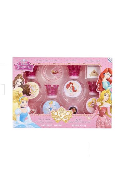 Disney مجموعة عطر برنسيس من ديزني للأطفال - او دي تواليت - 8 قطع