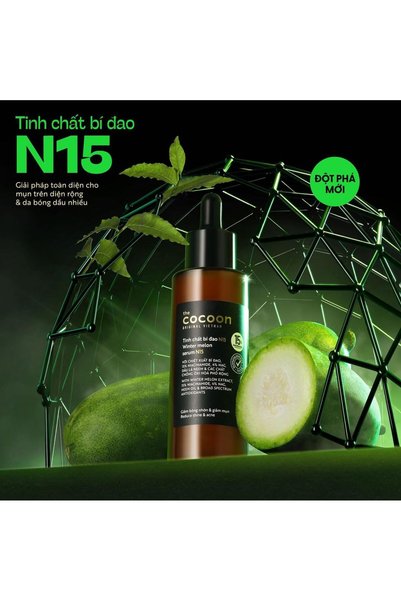 The Cocoon Original Vietnam N15 Acne Serum with Winter Pumpkin