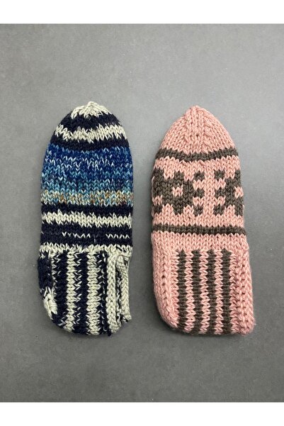 MESKSTORE 2 ЧИФТА ръчно плетени терлички 39-40