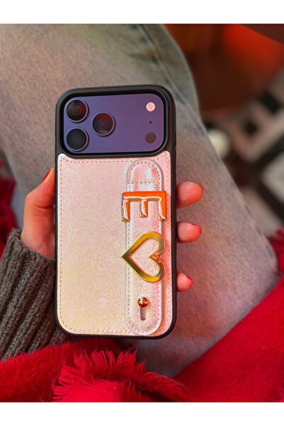 daystar İPhone 17 Pro Max ile Uyumlu Kişiye Özel Harfli Telefon Kılıfı 2 adet...