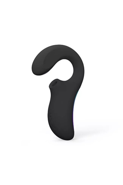 Lelo Vibrator Enigma Double Sonic Black pentru stimularea clitorisului și a punctului G