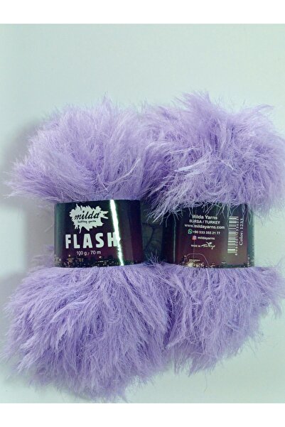 Milda FLASH KAZ TÜYÜ GÖRÜNÜMLÜ TÜYLÜ İP 2 ADET FİYATIDIR