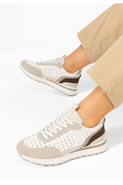 B T Shoes Дамски сникърси Zenada бежов