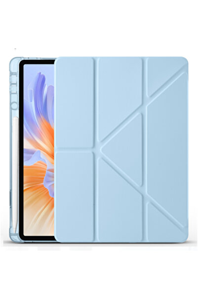 Fuchsia 11.5-Inch Tri-Folding Tablet Case with Pen Compartment and Stand, Com...