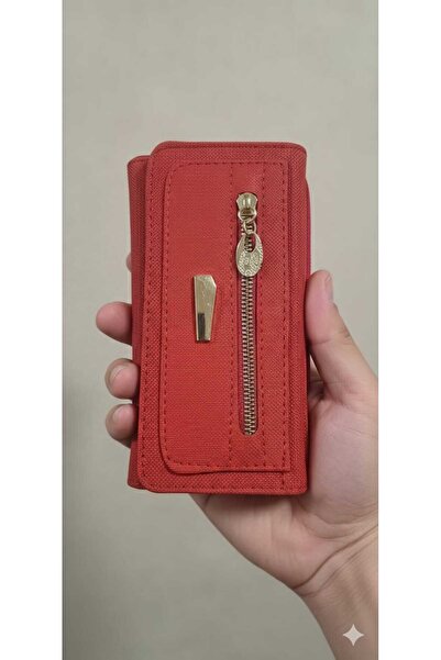 içten Women's Lacost Fabric Waterproof Oversized Wallet