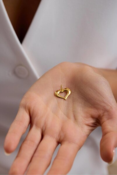 Tufanlar Kuyumculuk 14 Ayar Kalp Kolye Ucu (Küçük)