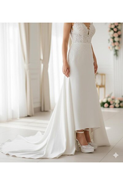 MAJESTE Yüksek platformlu abiye TAPUKLU ayakkabı