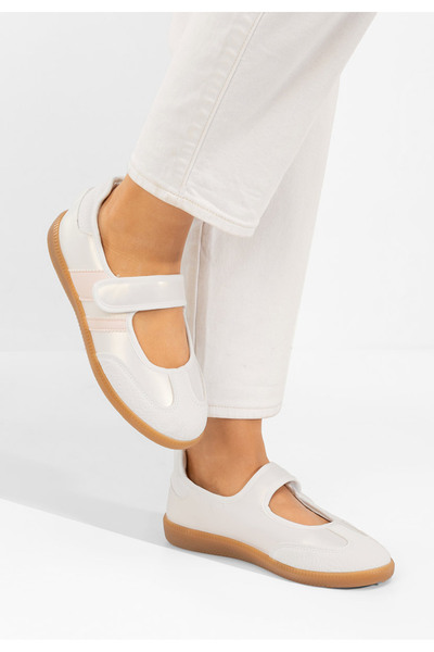 B T Shoes Balerini sport Elisio V2 albi