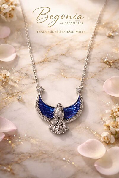 UygunGümüşçülük مجموعة سلاسل قلادة فولاذية مستوردة مرصعة بحجر الزركون، مقاومة...