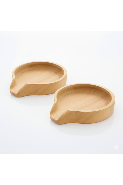 Edenza حامل ملاعق خشبي من الخيزران - حامل ملاعق وسكاكين خشبي مع مصفاة، مجموعة...