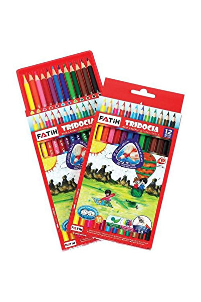 Fatih تريدوشيا 12 لونًا من الطلاء الجاف بالحجم الكامل
