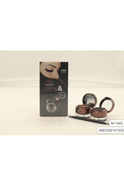 max elegance Max Elegance two-tone eyebrow tattoo, black and brown, 24-hour wear