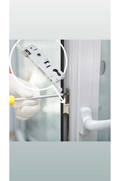 ÇEÇEN HOME قفل باب الحمام والمرحاض من البلاستيك PVC Pimapen