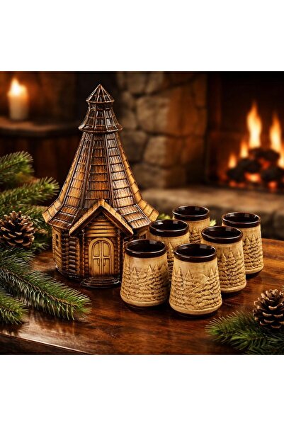 Lord KOLIBA CERAMIC SET WITH 6 CUPS D11KOLIBA GLASS