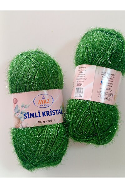 Ayaz SİMLİ KRİSTAL ÖRGÜ VE PATİK İP 2 ADET FİYATIDIR