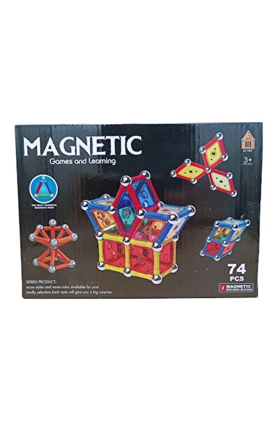 OEM Set de construcții magnetice inteligente cu 74 de piese