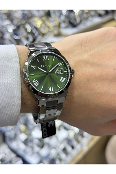 Ferrucci ساعة يد رجالية أصلية 100% من Her Saniyede، إكسسوار أساسي للرجل العصري.