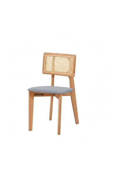 Masifart Fabrici Hasırlı Zion Sandalye