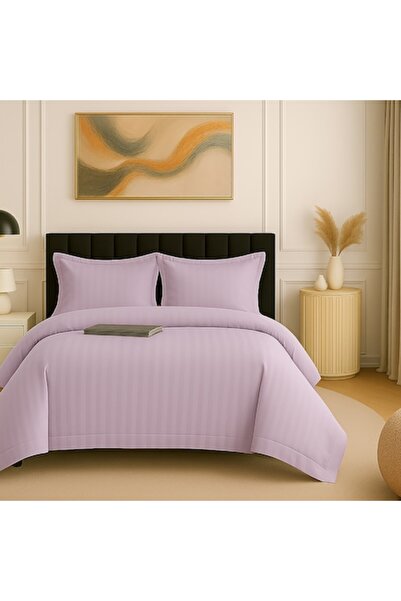 NufJoy Lenjerie de pat dublă DAMASC din policombotit 4 piese XXL