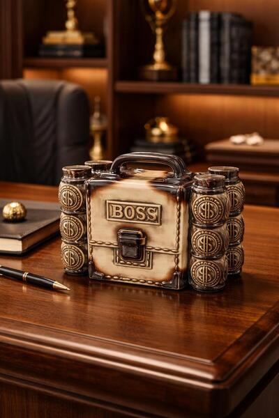 Lord CERAMIC CARAFE SET WITH 6 CUPS D12BOSS GLASS