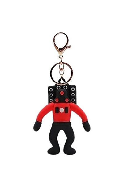 OEM Silicone Keychain Figure, Skibidi, 8 cm, 5 years +