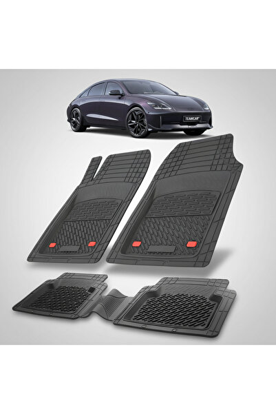TEAMCAR Covorașe auto Hyundai IONIQ 6 (CE) din cauciuc - Negru