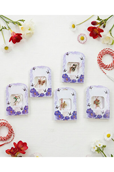 OEM Set of 24 martisor brooches, combined designs, individually wrapped