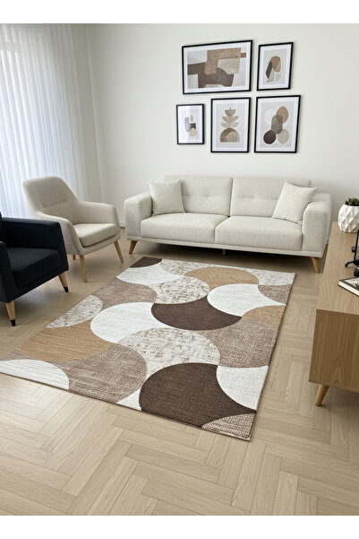 ALLGELSİN غطاء سجاد مرن من البوليستر، ناعم الملمس وقابل للغسل، غطاء حماية 4 م...