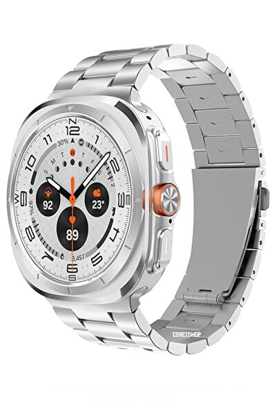 corcishop Samsung Galaxy Watch 8 Ultra Compatible Stainless Steel Metal Strap