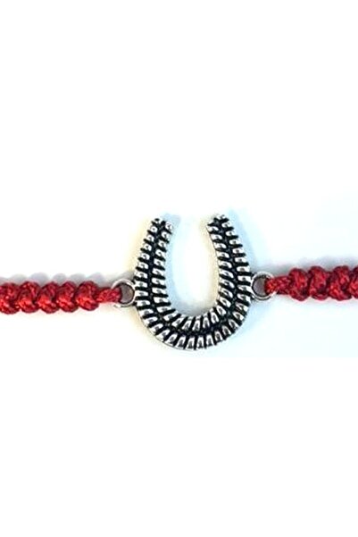 Flippy Βραχιόλι Martisor με Μεταλλικό Μενταγιόν, Jolie, με Πλεκτό Κόκκινο Υφα...